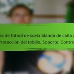 Botas de fútbol de suela blanda de caña alta: Protección del tobillo, Soporte, Control