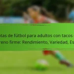 Botas de fútbol para adultos con tacos de terreno firme: Rendimiento, Variedad, Estilo