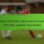 Clavos Artificiales Ligeros para el Suelo: Velocidad, Agilidad, Reactividad