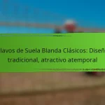 Clavos de Suela Blanda Clásicos: Diseño tradicional, atractivo atemporal