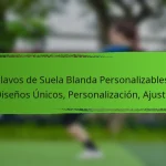 Clavos de Suela Blanda Personalizables: Diseños Únicos, Personalización, Ajuste