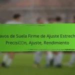 Clavos de Suela Firme de Ajuste Estrecho: Precisión, Ajuste, Rendimiento