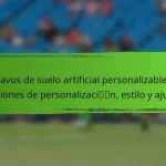 Clavos de suelo artificial personalizables: opciones de personalización, estilo y ajuste