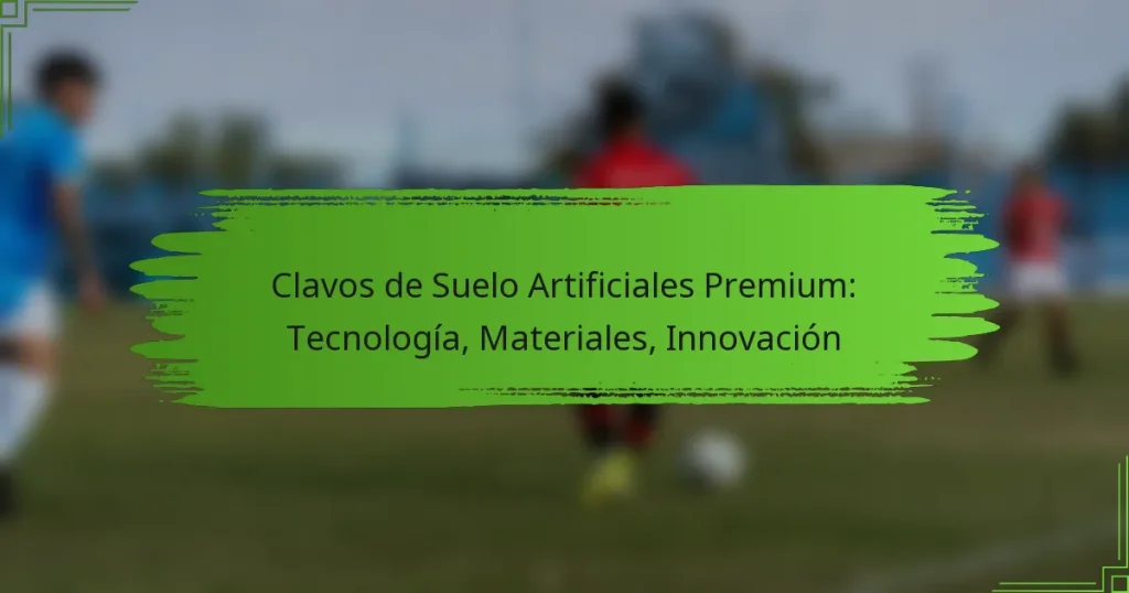 Clavos de Suelo Artificiales Premium: Tecnología, Materiales, Innovación