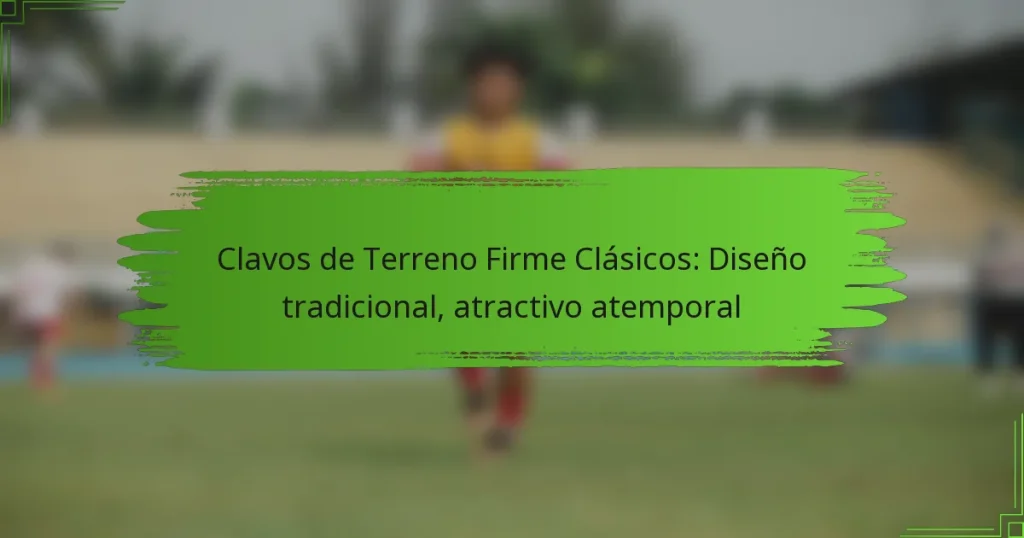 Clavos de Terreno Firme Clásicos: Diseño tradicional, atractivo atemporal