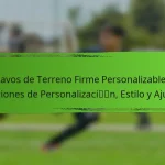 Clavos de Terreno Firme Personalizables: Opciones de Personalización, Estilo y Ajuste