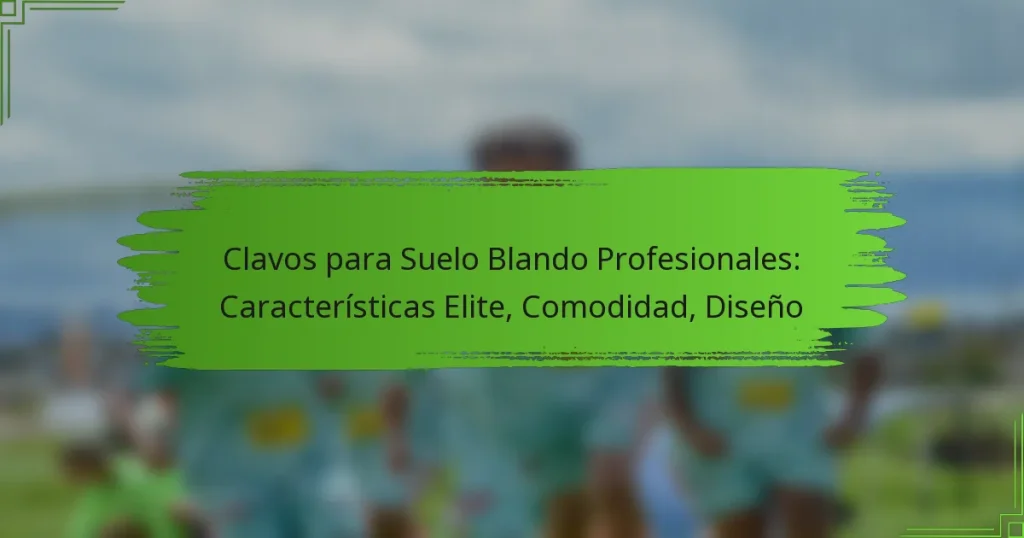 Clavos para Suelo Blando Profesionales: Características Elite, Comodidad, Diseño