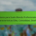 Clavos para Suelo Blando Profesionales: Características Elite, Comodidad, Diseño