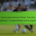 Clavos para terreno firme: Tracción, Estabilidad, Compatibilidad con la superficie